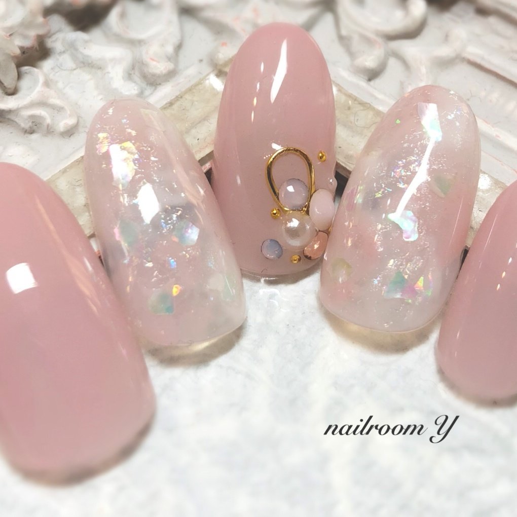 春 夏 ブライダル デート ハンド Nailroomyのネイルデザイン No ネイルブック