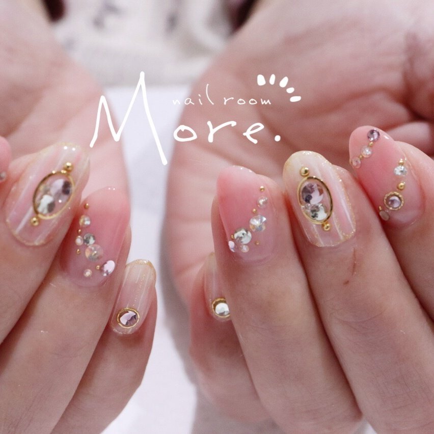 春 夏 オールシーズン オフィス クリア More Nailroomのネイルデザイン No ネイルブック