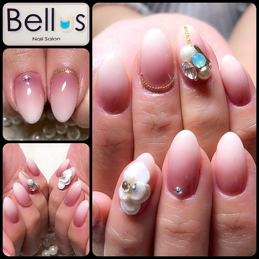 春 卒業式 女子会 ハンド グラデーション Bellusnailsalonのネイルデザイン No ネイルブック