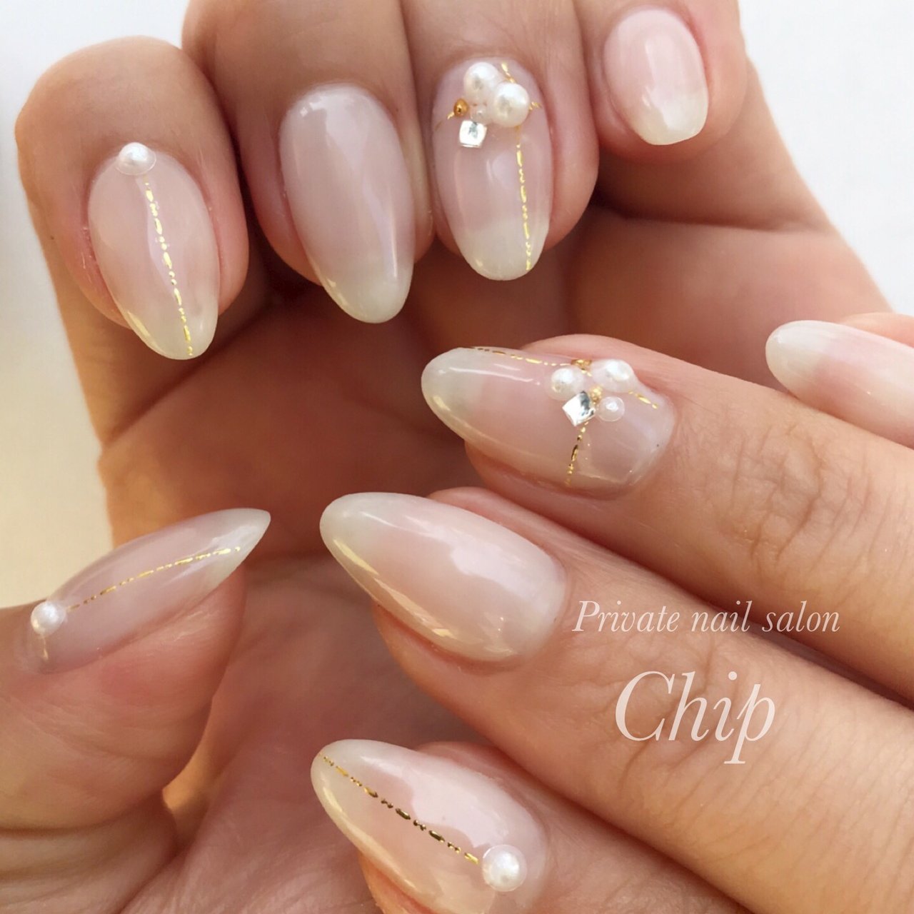 春 オールシーズン 入学式 オフィス ハンド Nailsalon Chipのネイルデザイン No ネイルブック