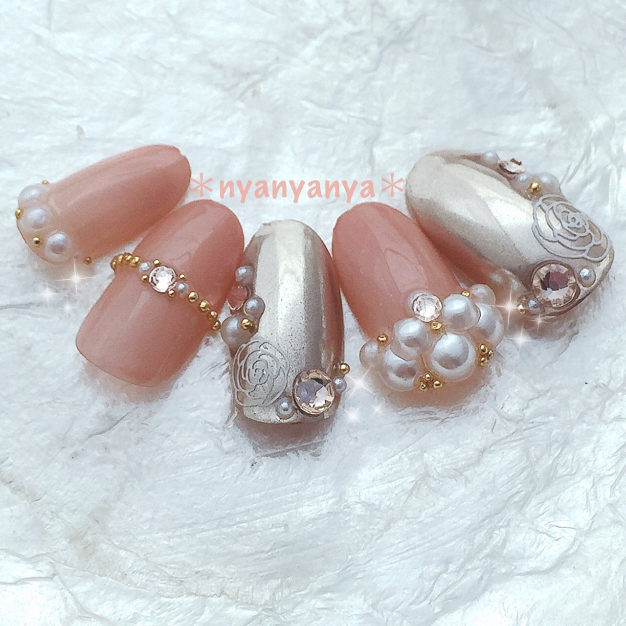 リゾート ブライダル パーティー デート ハンド Nyanyanyaのネイルデザイン No ネイルブック