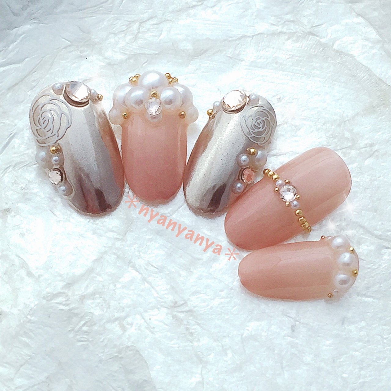 リゾート ブライダル パーティー デート ハンド Nyanyanyaのネイルデザイン No ネイルブック