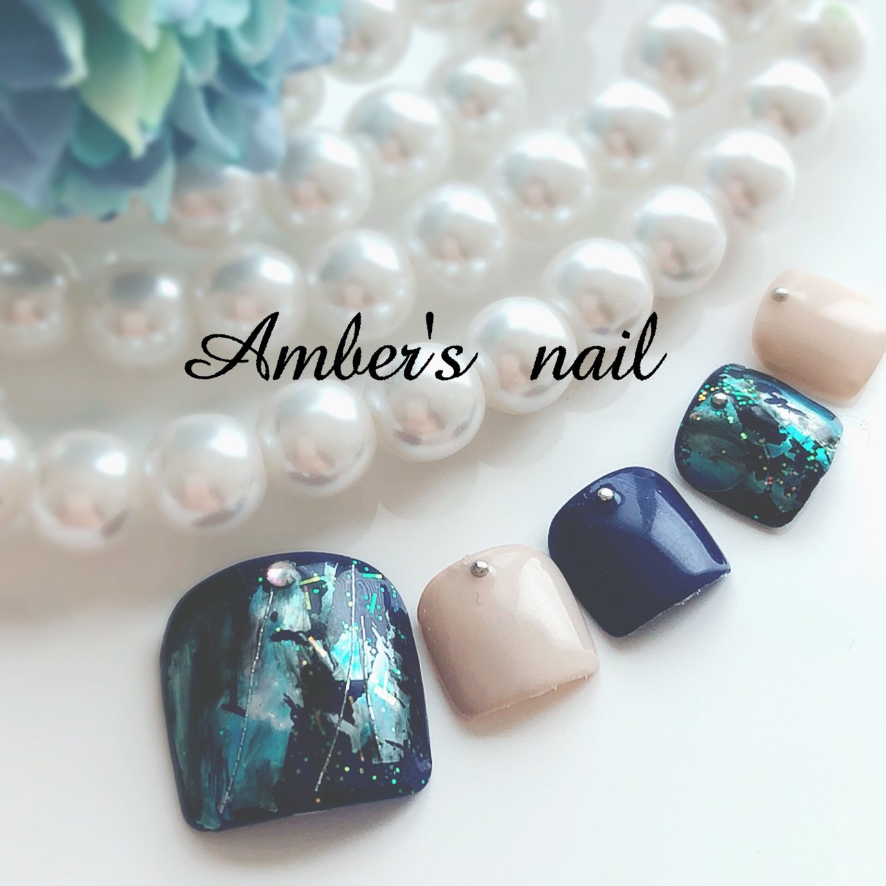 春 夏 旅行 ニュアンス ネイビー Amber S Nail アンバーズネイルのネイルデザイン No ネイルブック