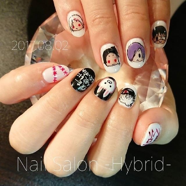 オールシーズン ライブ ハンド 痛ネイル ショート Nail Salon Difference のネイルデザイン No ネイル ブック