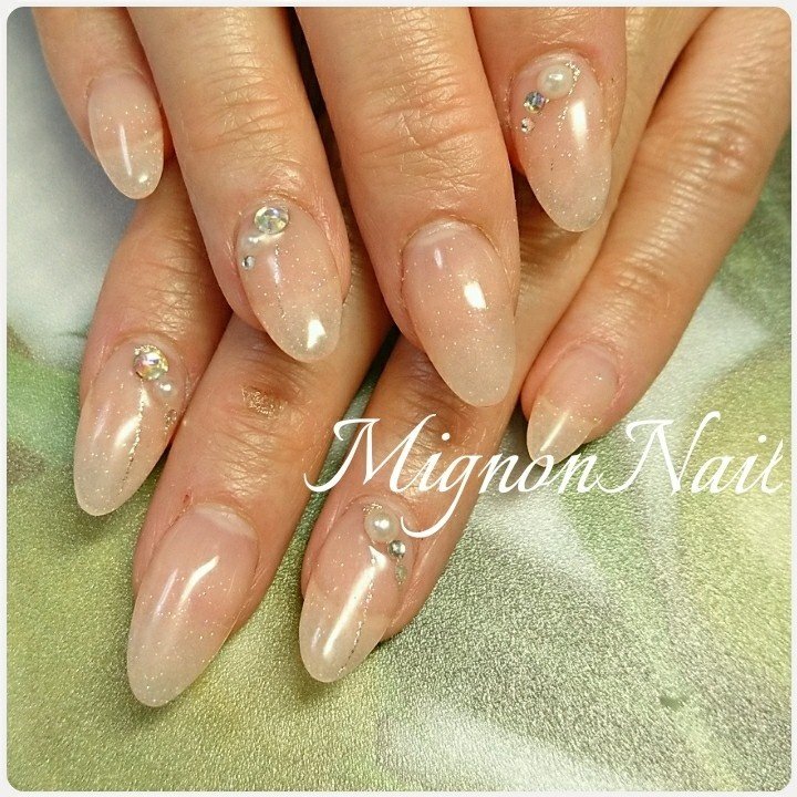 オールシーズン オフィス ブライダル パーティー ハンド Mio Kusanoのネイルデザイン No ネイルブック