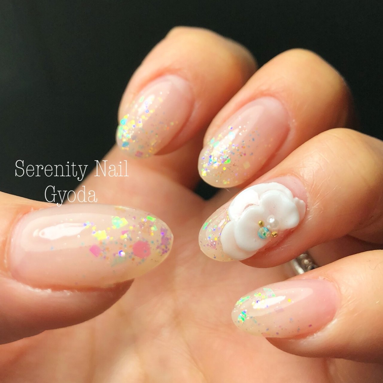 春 オフィス ブライダル デート ハンド Serenity Nail セレニティネイル のネイルデザイン No ネイルブック