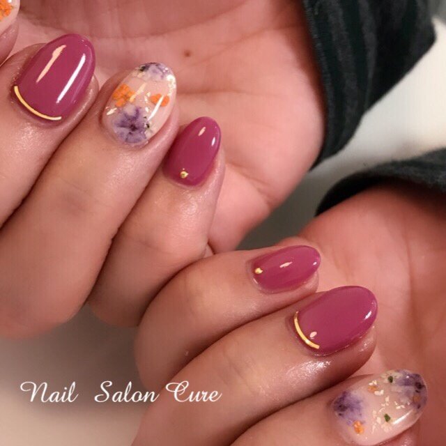 春 夏 秋 冬 ハンド Nail Salon Cureのネイルデザイン No ネイルブック