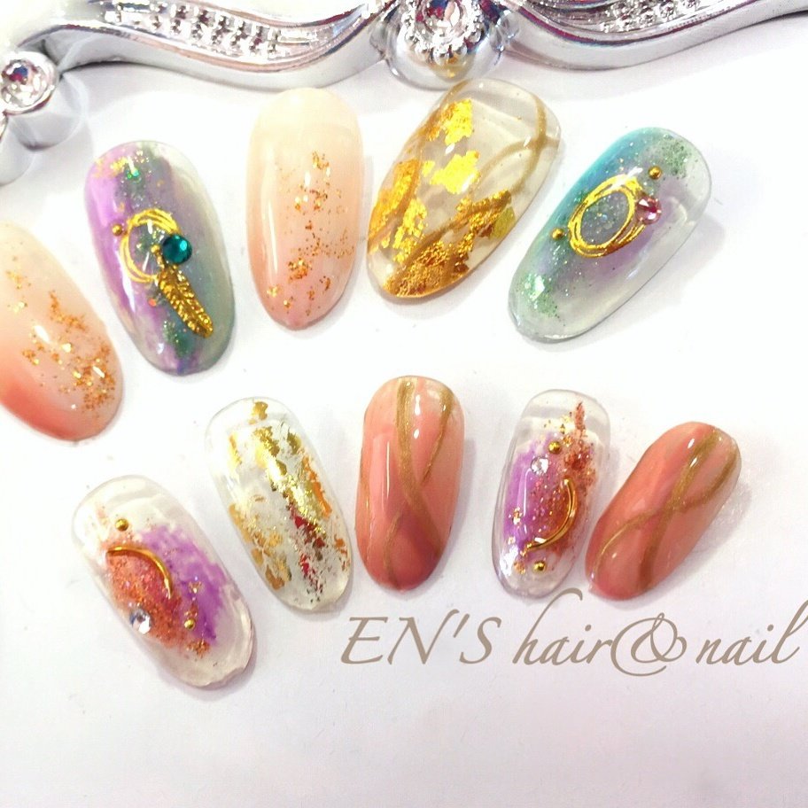 夏 オールシーズン 海 女子会 ハンド Nailsakiのネイルデザイン No ネイルブック