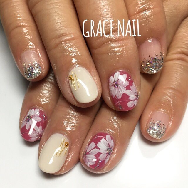 春 卒業式 入学式 デート ハンド Gracenailのネイルデザイン No ネイルブック