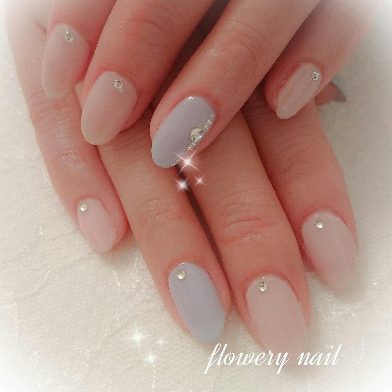 春 オールシーズン オフィス ハンド シンプル Flowerynailのネイルデザイン No ネイルブック