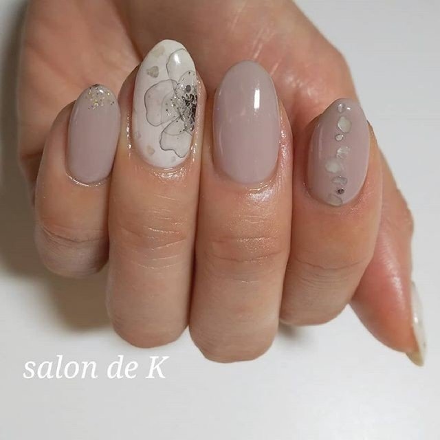 オールシーズン オフィス ブライダル デート ハンド Salon De Kのネイルデザイン No ネイルブック
