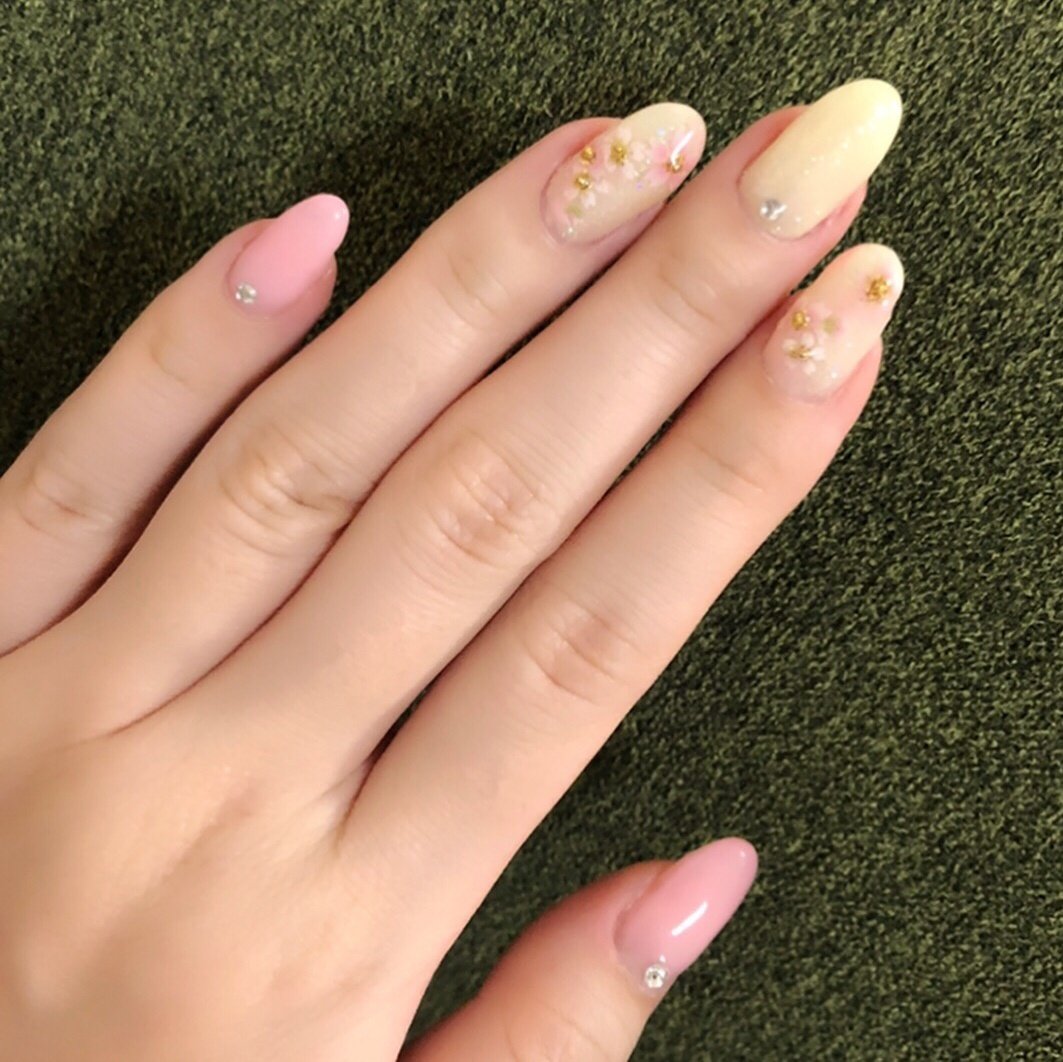 春 ブライダル デート 女子会 ハンド Leotokinのネイルデザイン No ネイルブック