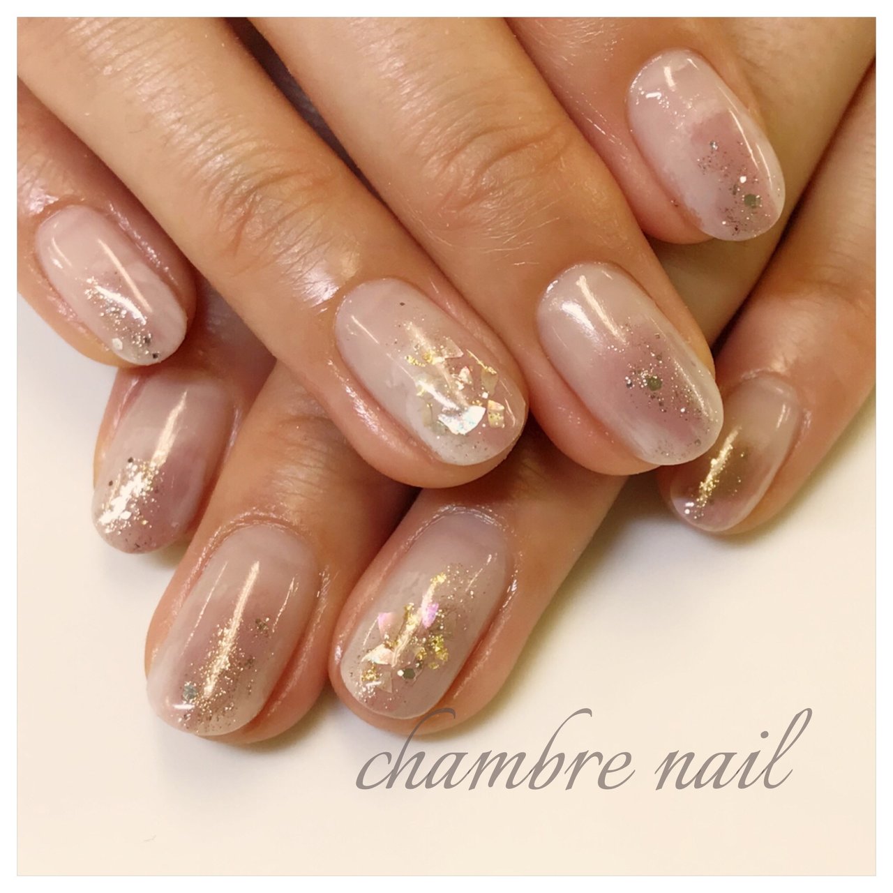 春 オフィス ブライダル デート ハンド Chambre Nailのネイルデザイン No ネイルブック