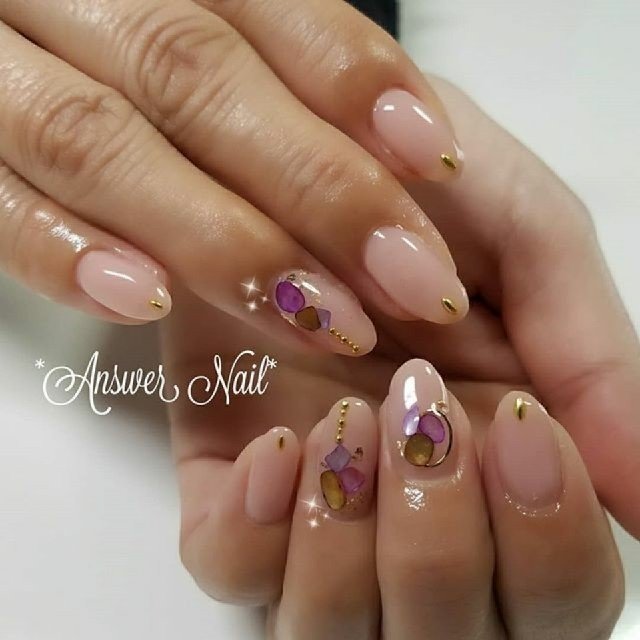 ハンド シンプル ベージュ ジェル お客様 Answer Nailのネイルデザイン No ネイルブック