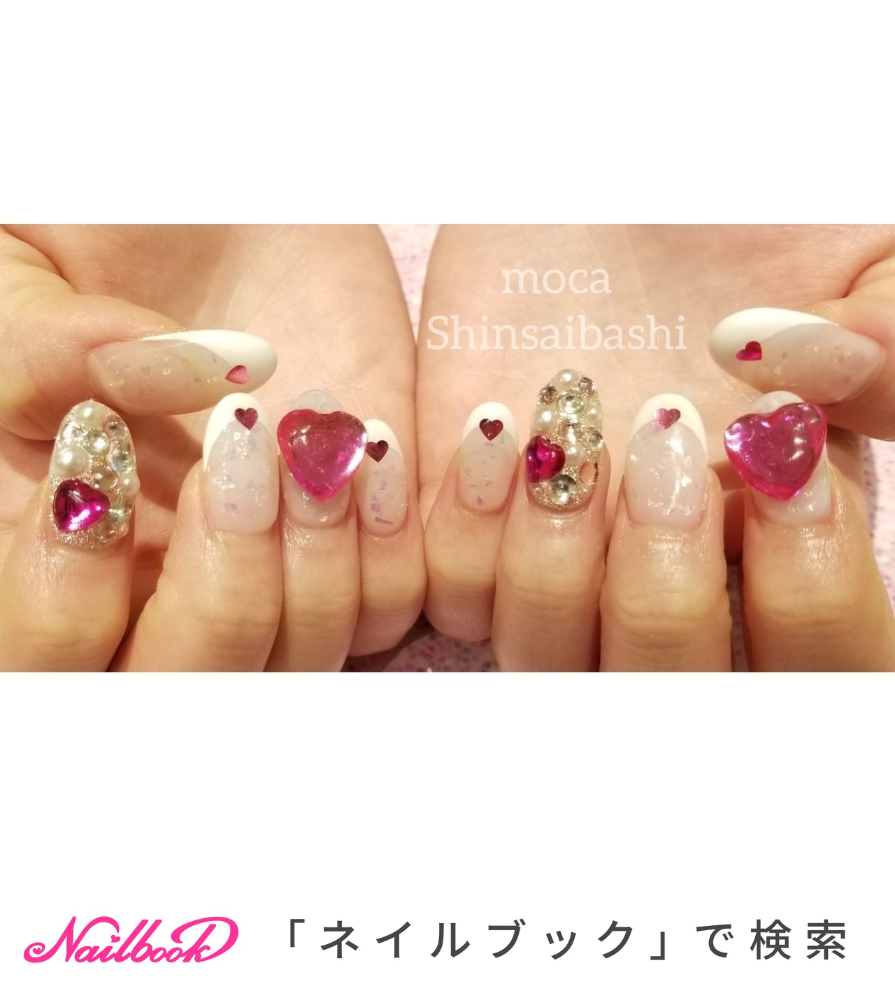 春 夏 オールシーズン デート ハンド ネイルサロンmoca 心斎橋店のネイルデザイン No ネイルブック