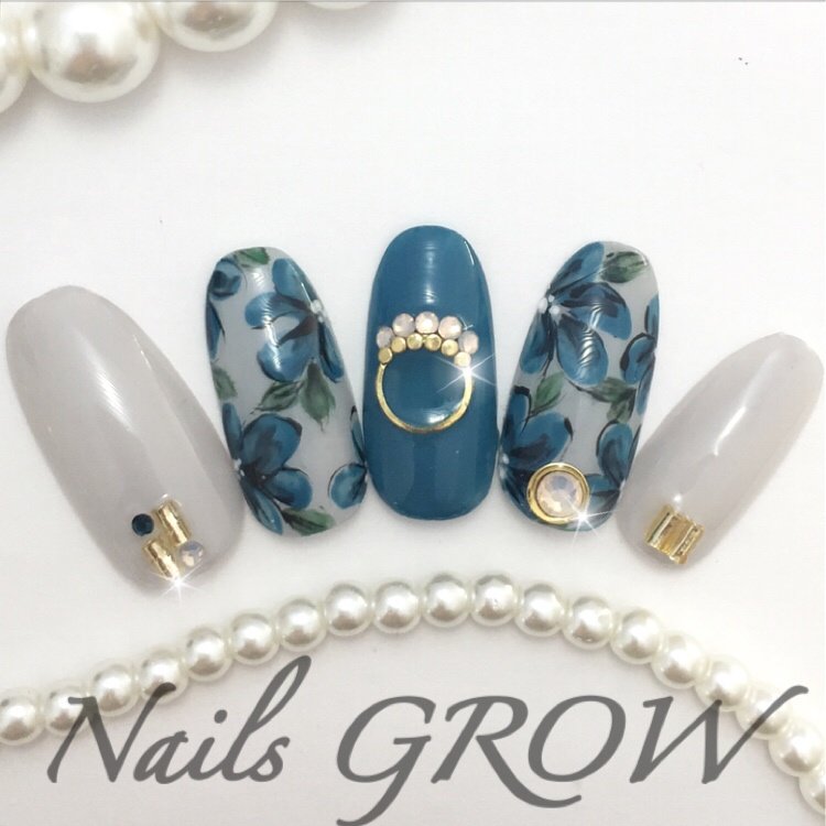 冬 オフィス パーティー デート ハンド ネイルズグロウのネイルデザイン No ネイルブック