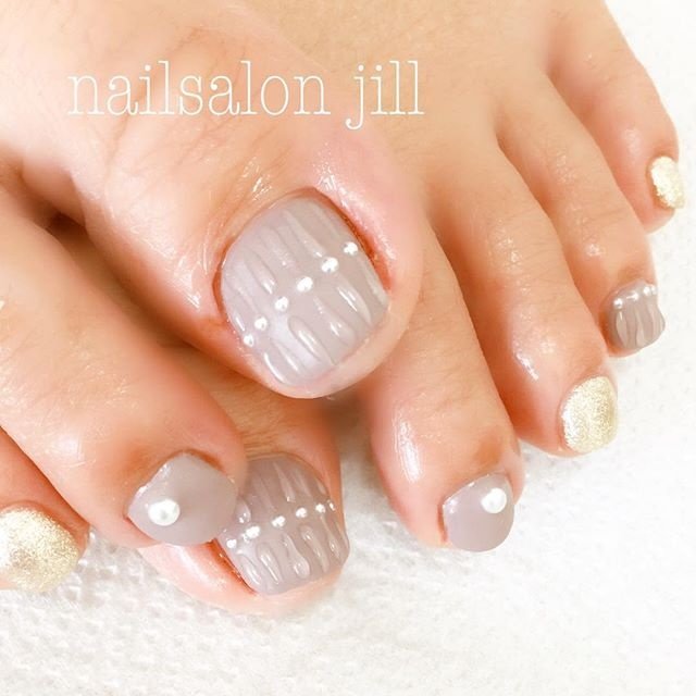 春 夏 リゾート 浴衣 フット Nailsalonjill ネイリスト遠藤のネイルデザイン No ネイルブック