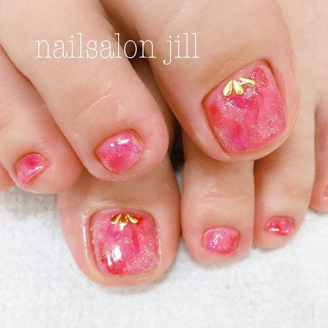 春 夏 海 リゾート フット Nailsalonjill ネイリスト遠藤のネイルデザイン No ネイルブック