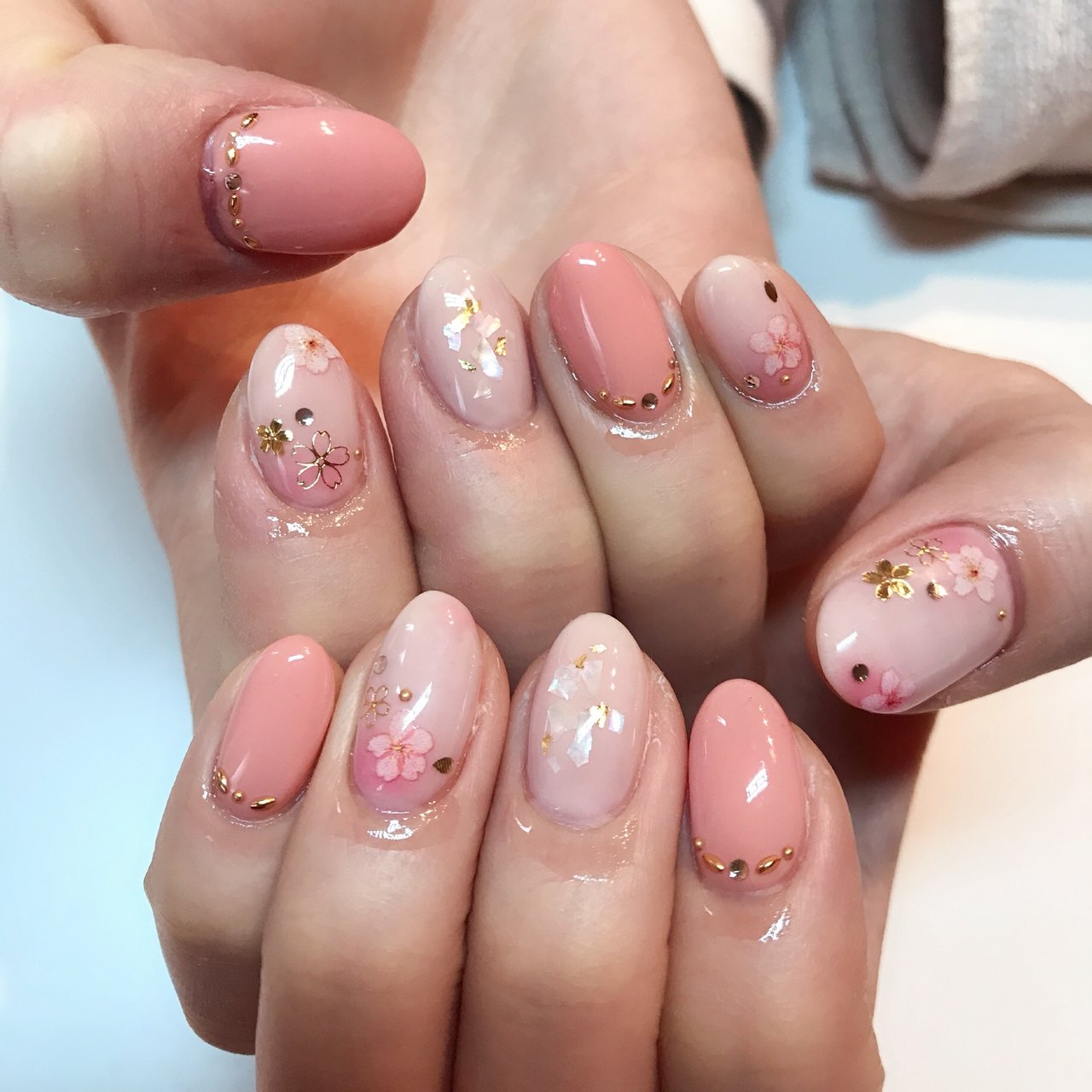 春 オフィス デート 女子会 ハンド Haruka Niconailのネイルデザイン No ネイルブック