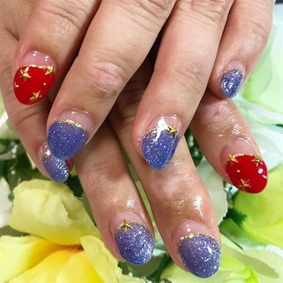 人気順 ジェルネイル ベイスターズネイルのネイルデザイン ネイルブック