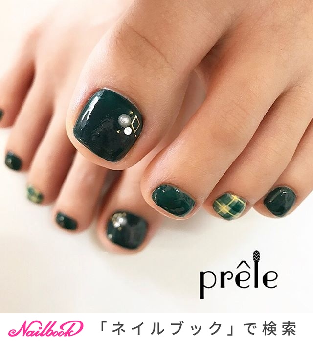 深緑のネイルデザイン 10ページ目 ネイルブック