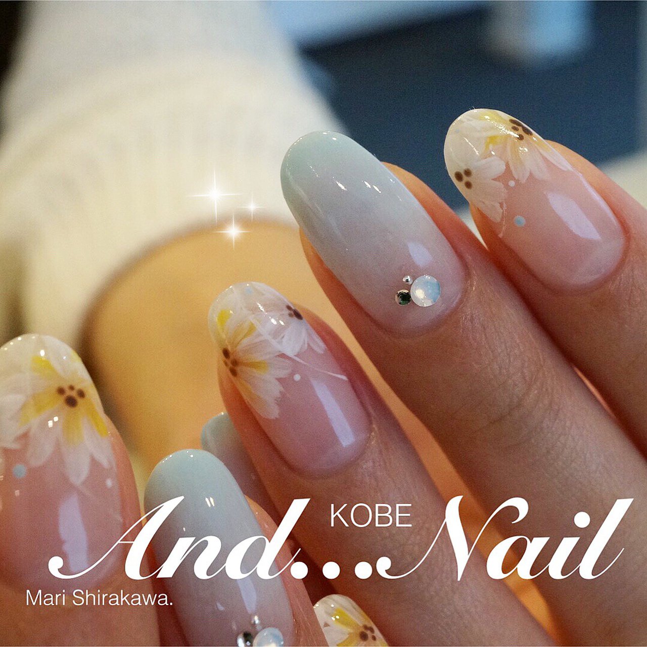 春 夏 冬 オフィス ハンド 白川麻里 神戸アンドネイルのネイルデザイン No ネイルブック
