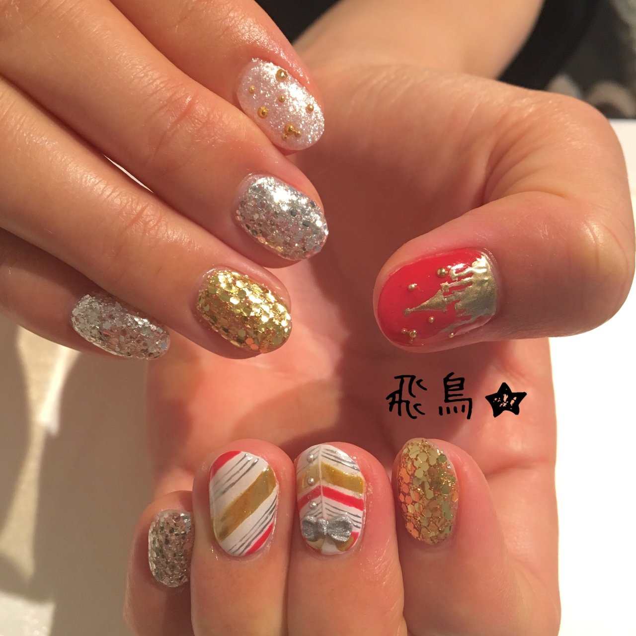 春 オールシーズン 女子会 ハンド 痛ネイル Asukanailのネイルデザイン No ネイルブック