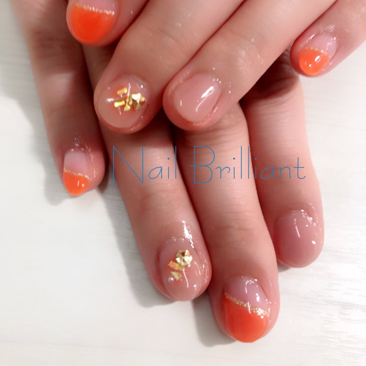 ハンド ショート ジェル お客様 Nail Brilliantのネイルデザイン No ネイルブック