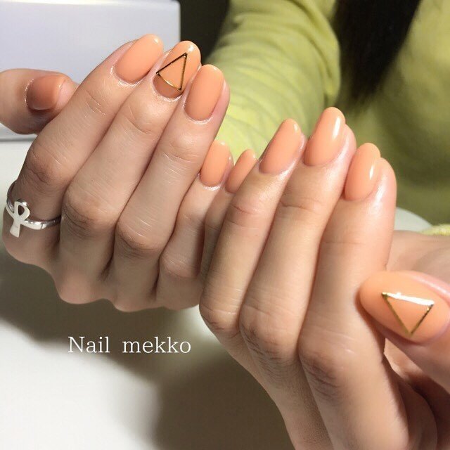 シンプル ワンカラー ベージュ お客様 Nail Mekkoのネイルデザイン No ネイルブック