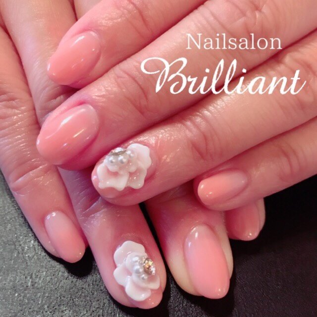 春 オールシーズン オフィス デート ハンド Nailsalonbrilliantのネイルデザイン No ネイルブック