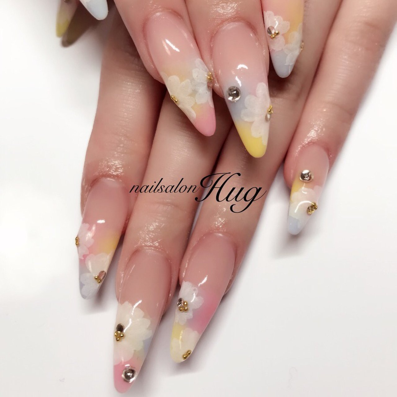 春 パーティー デート 女子会 ハンド Nailhugのネイルデザイン No ネイルブック