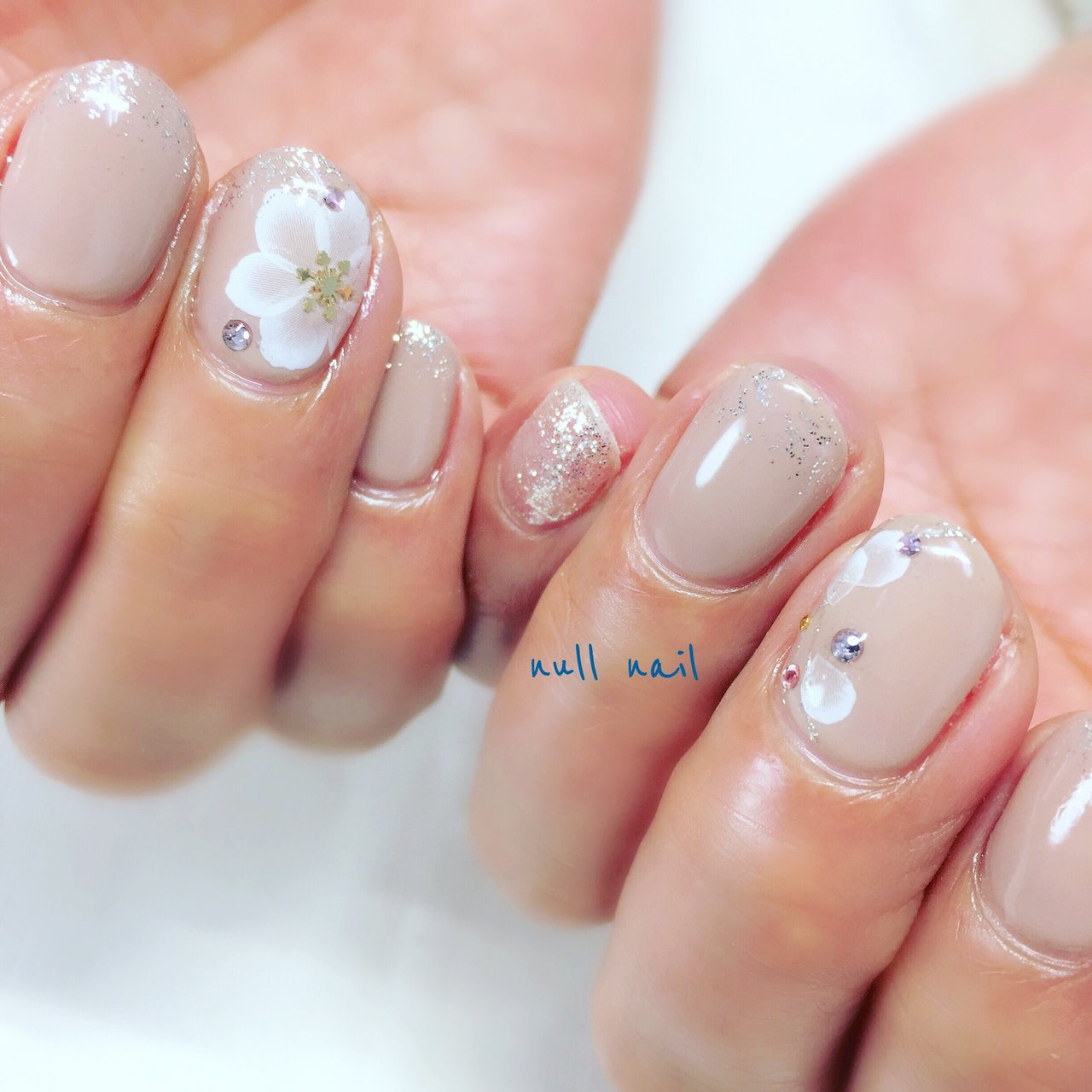 春 オールシーズン オフィス ブライダル シンプル Null Nailのネイルデザイン No ネイルブック