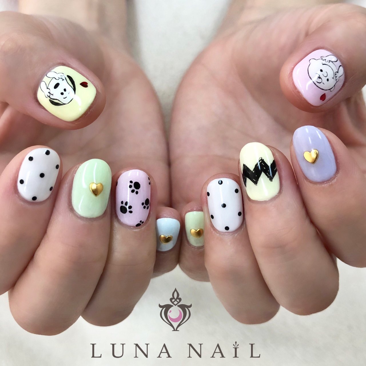 春 オールシーズン 女子会 ハンド ワンカラー Luna Nail のネイルデザイン No ネイルブック