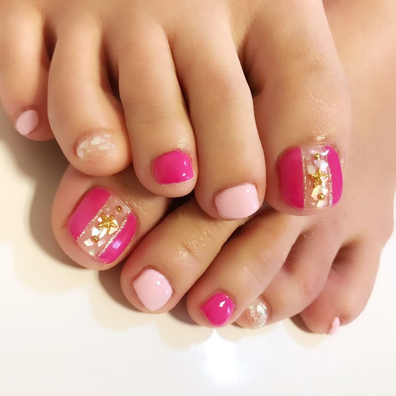 春 夏 デート 女子会 フット Bg Nailのネイルデザイン No ネイルブック