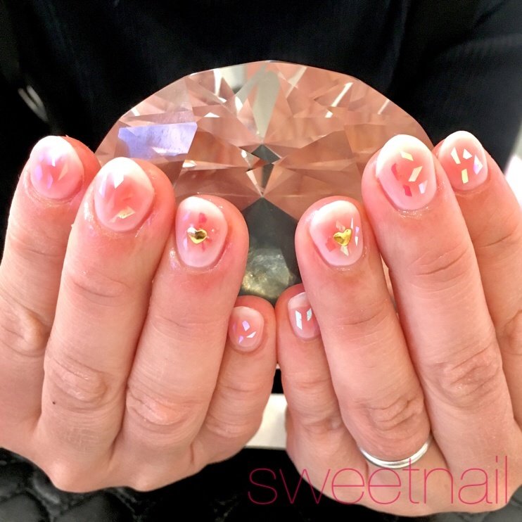 オールシーズン オフィス デート 女子会 ハンド 枚方市山之上ネイルサロンsweetのネイルデザイン No ネイルブック