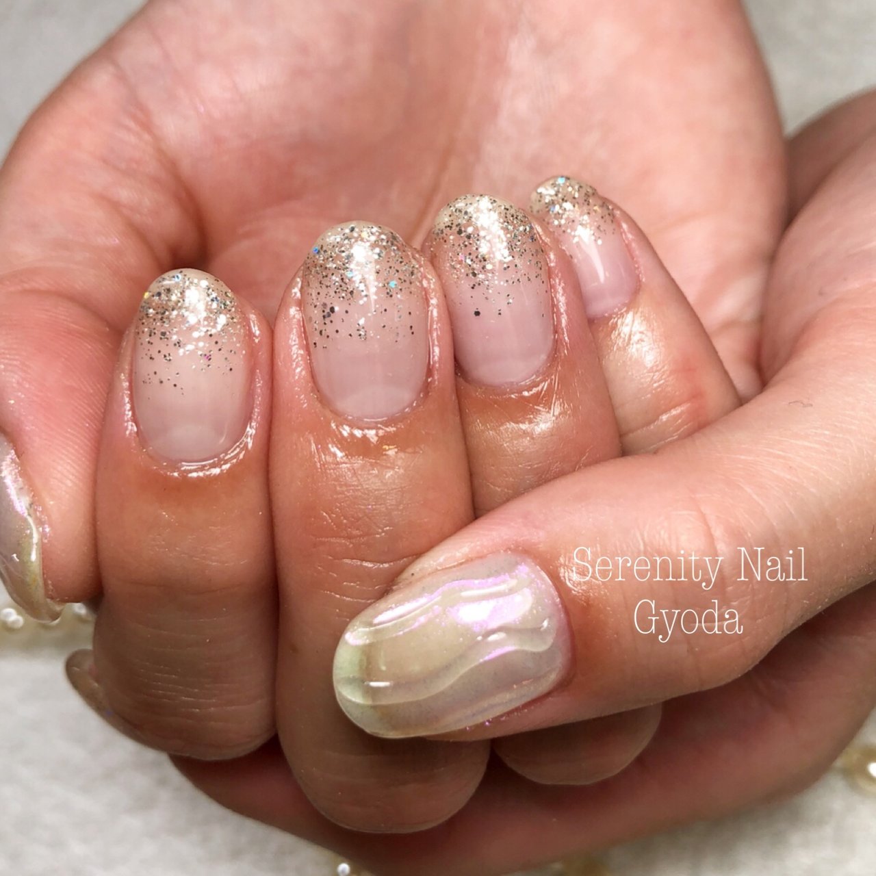 夏 旅行 リゾート 女子会 ハンド Serenity Nail セレニティネイル のネイルデザイン No ネイルブック