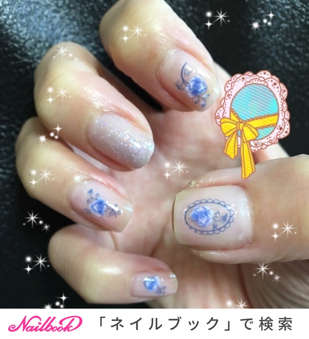 オールシーズン オフィス 女子会 ハンド ラメ Xavierのネイルデザイン No ネイルブック