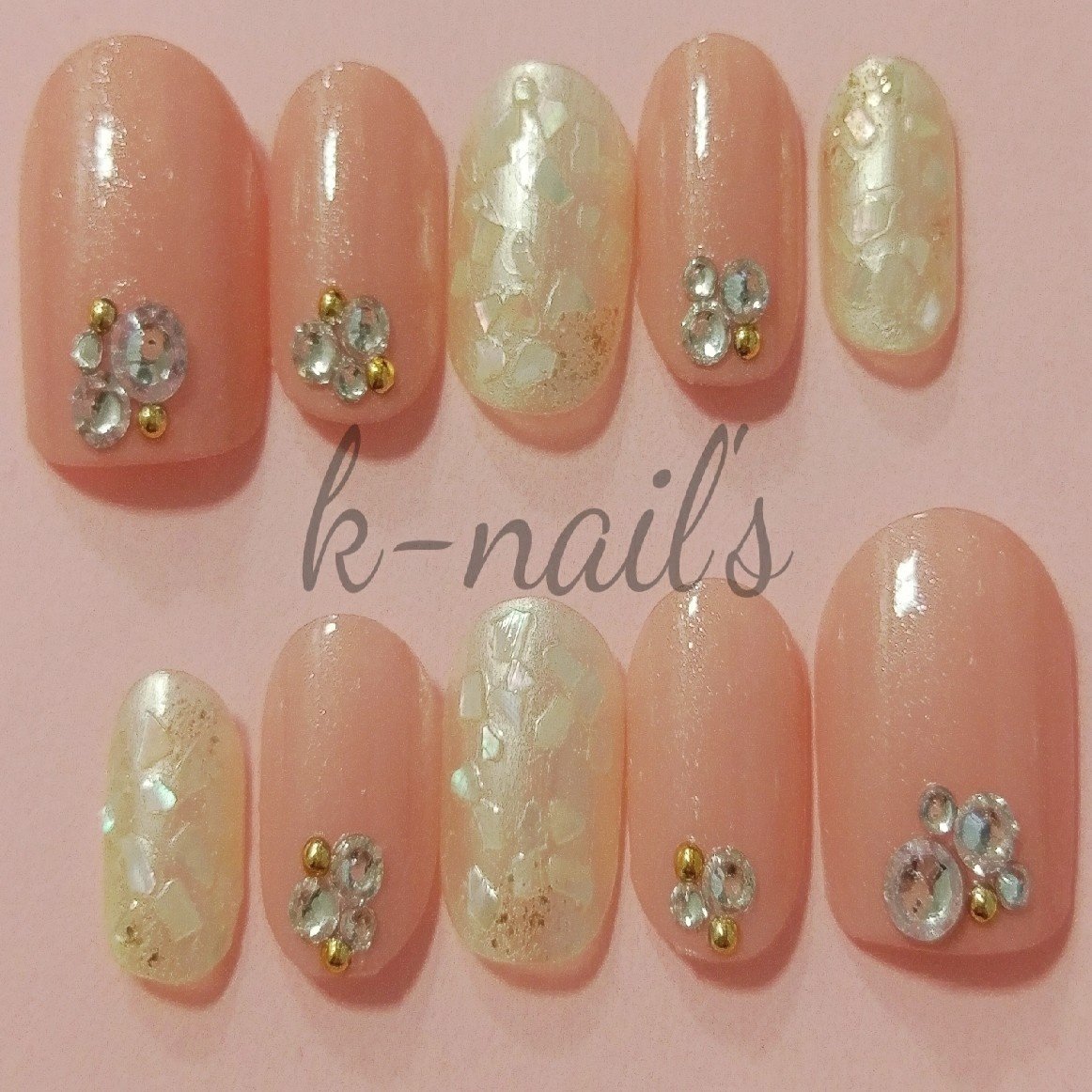 ハンド ビジュー K Nailsのネイルデザイン No ネイルブック