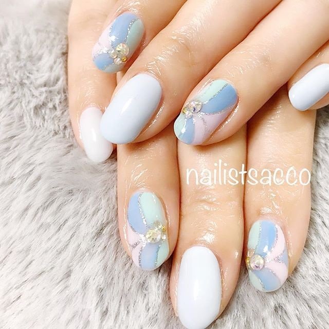 春 夏 梅雨 プッチ お客様 さきこのネイルデザイン No ネイルブック
