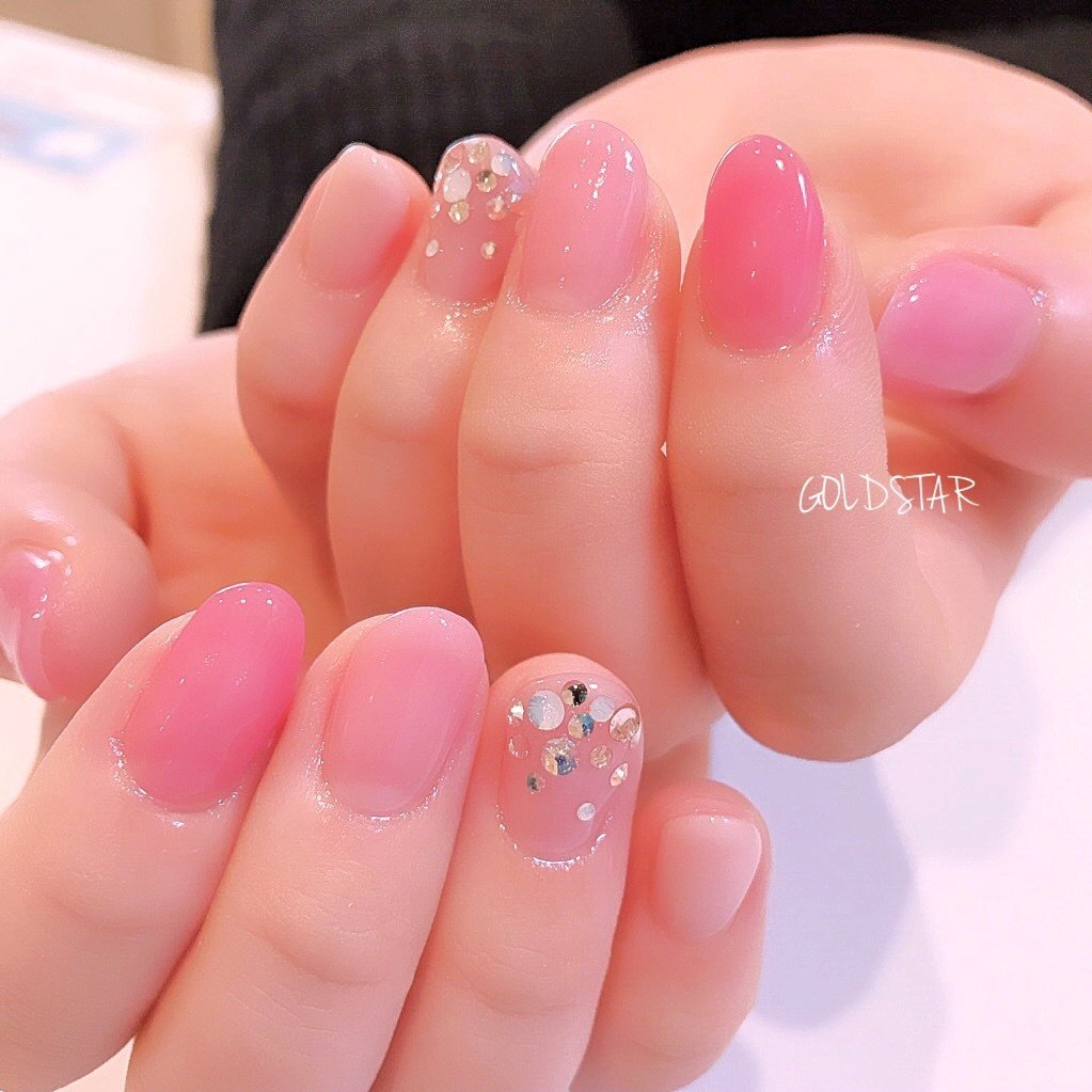 春 オールシーズン オフィス 女子会 ハンド Agloss Nailのネイルデザイン No ネイルブック