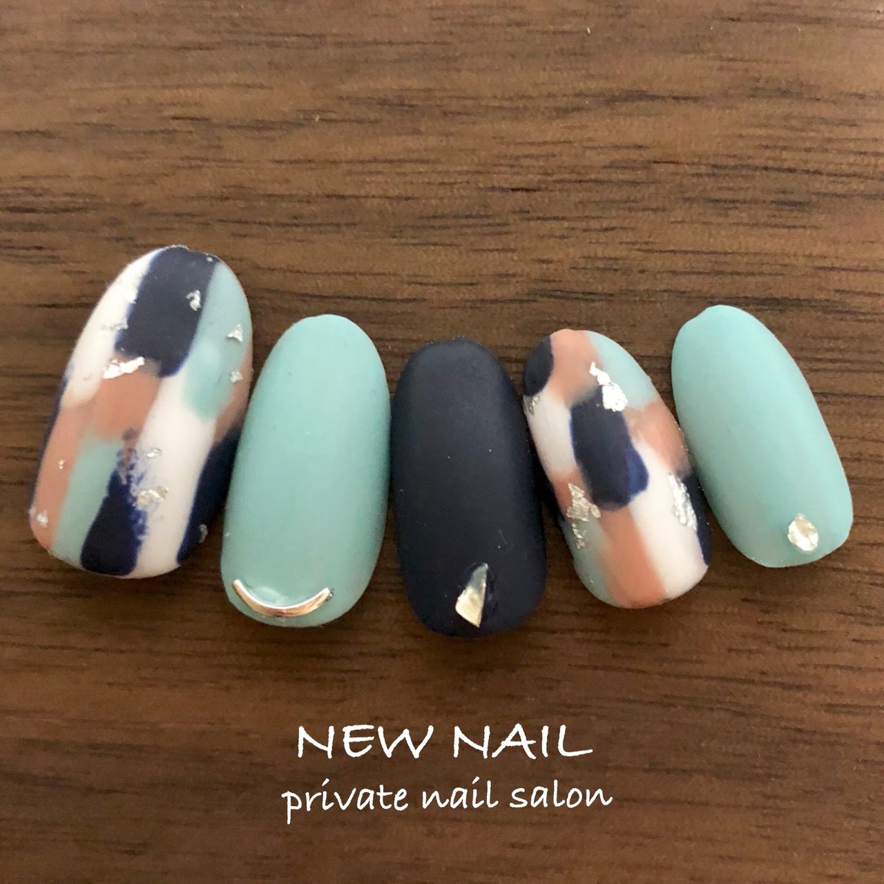 春 夏 女子会 ニュアンス ホイル New Nailのネイルデザイン No ネイルブック