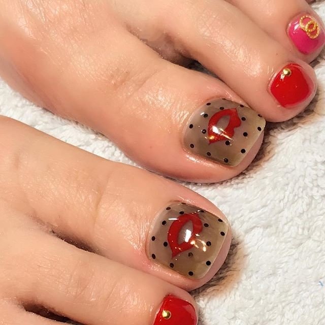 春 オールシーズン デート 女子会 フット Elega Nailのネイルデザイン No ネイルブック