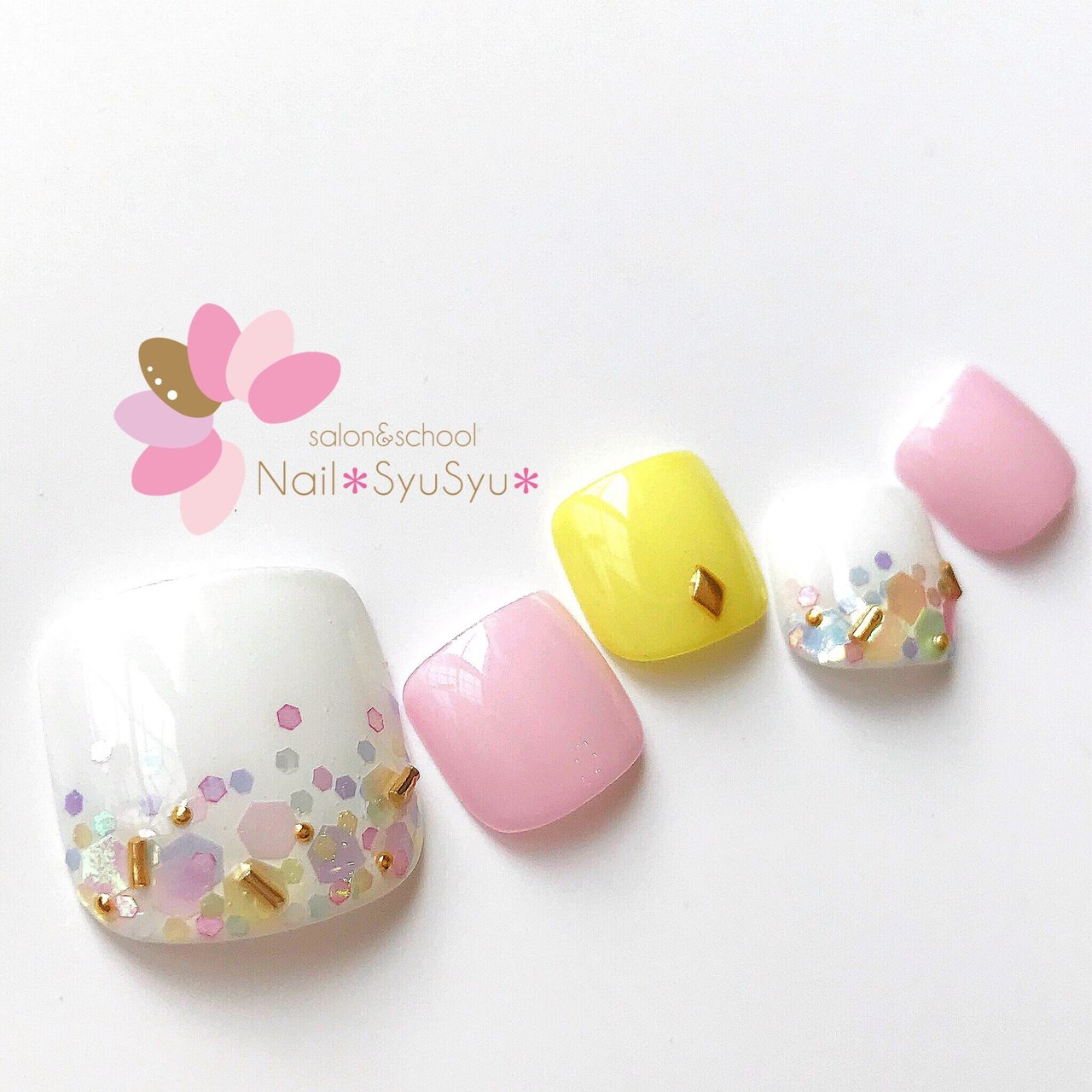 春 デート フット シンプル グラデーション Nail Syusyu ネイルシュシュのネイルデザイン No ネイルブック