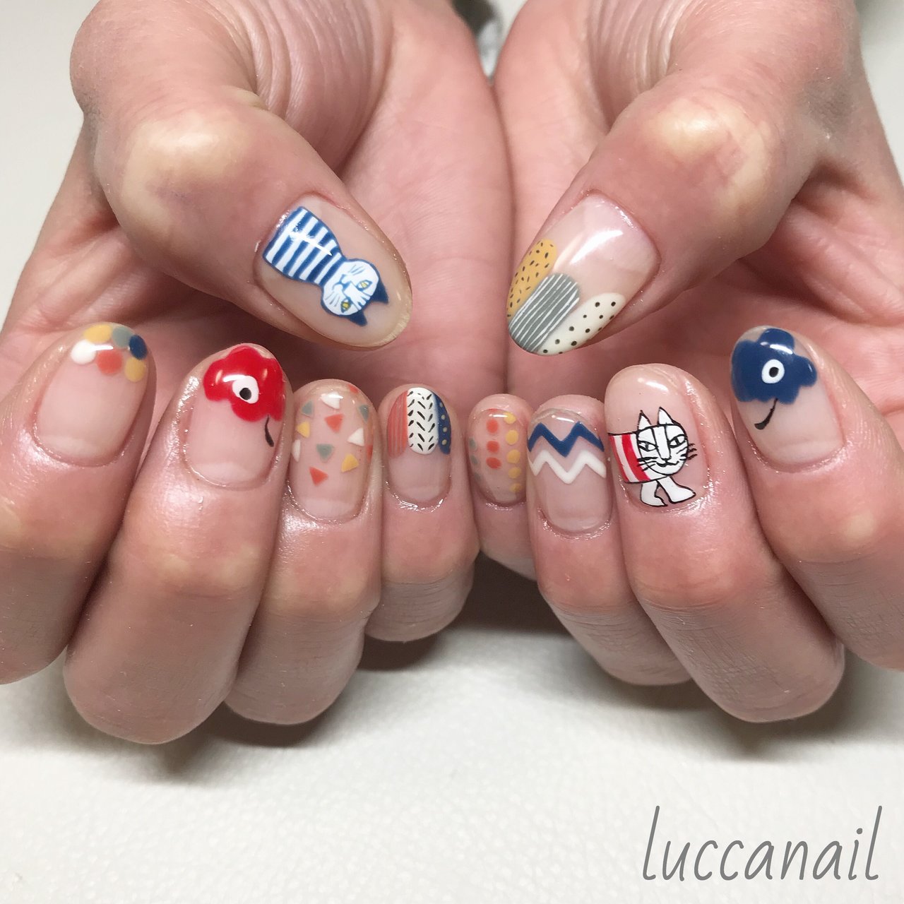 春 夏 オールシーズン パーティー ハンド Luccanailのネイルデザイン No ネイルブック