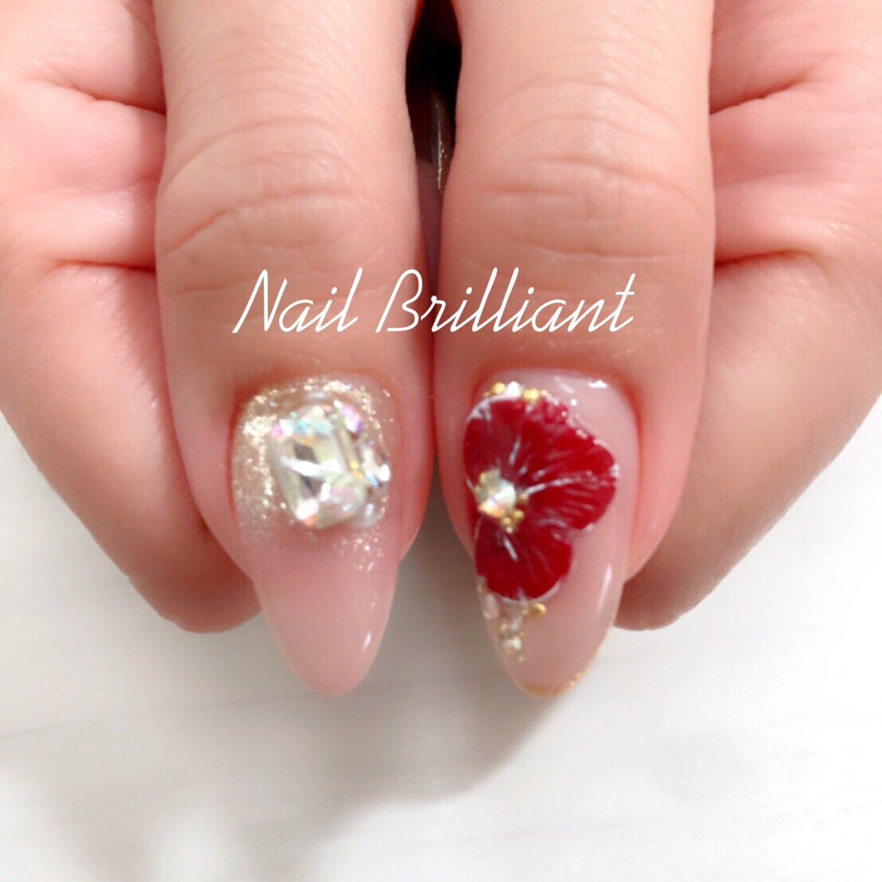 ハンド ロング ジェル セルフネイル Nail Brilliantのネイルデザイン No ネイルブック