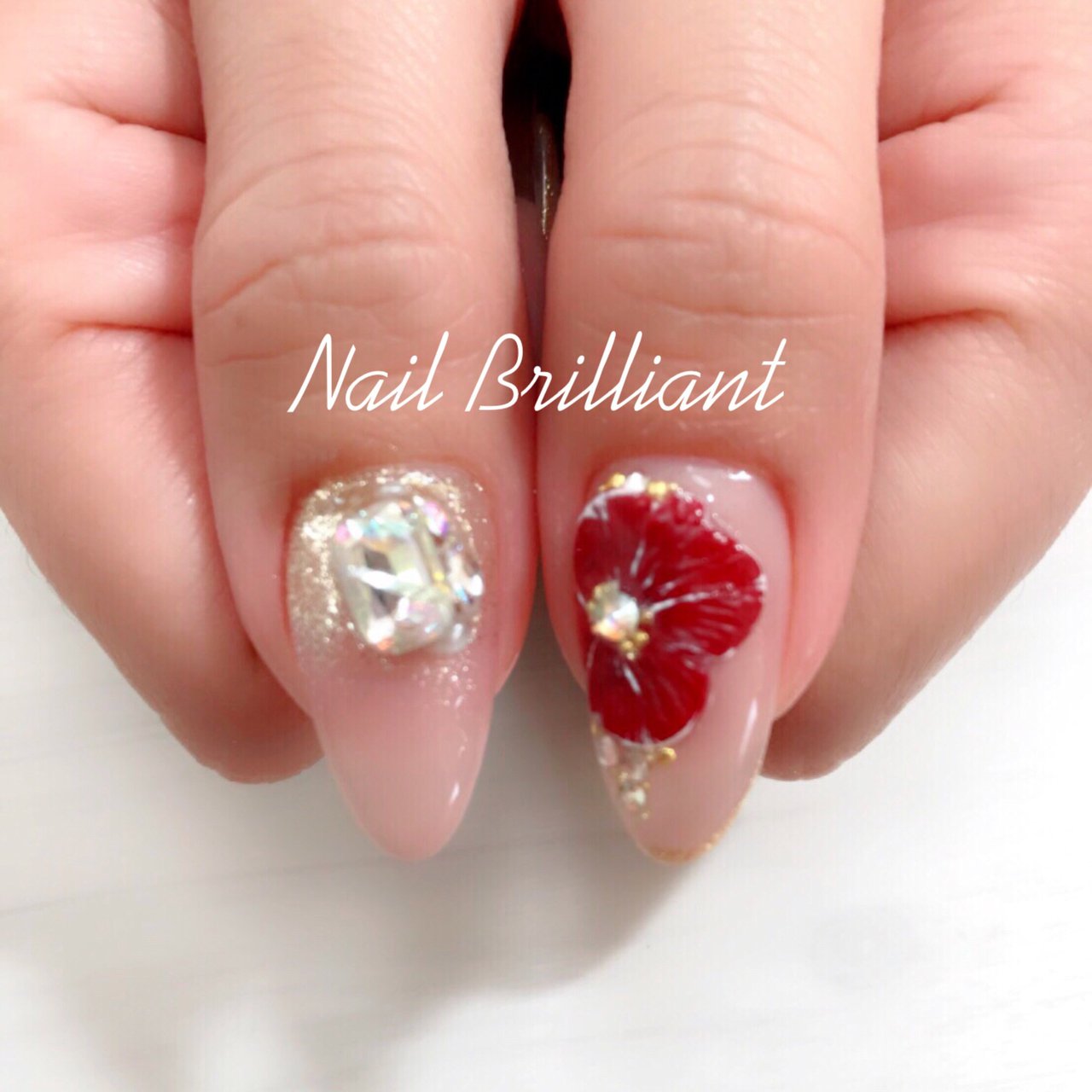 ハンド ロング ジェルネイル セルフネイル Nail Brilliantのネイルデザイン No ネイルブック