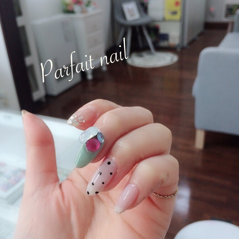 春 パーティー デート 女子会 ハンド 八戸市parfaitnailのネイルデザイン No ネイルブック