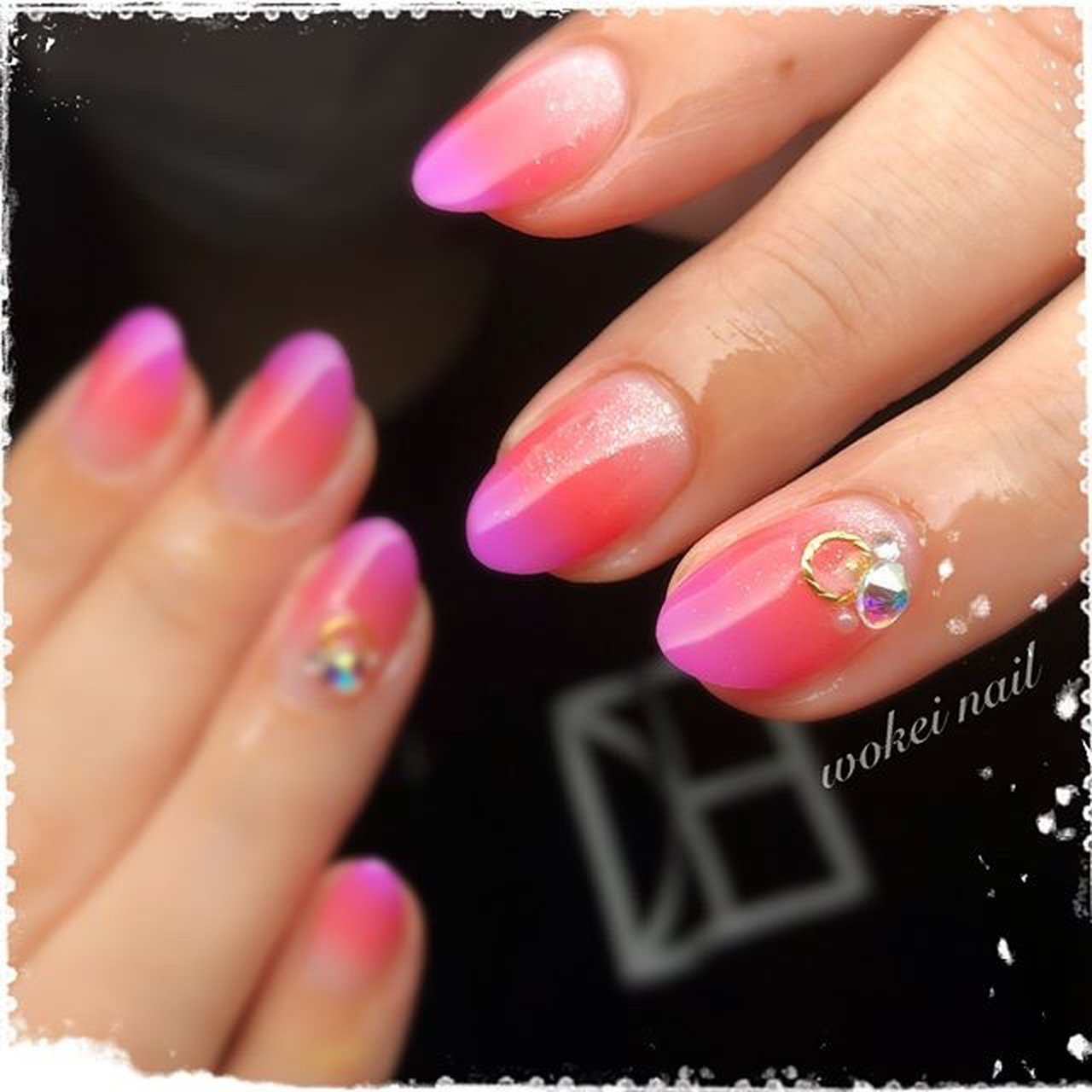 春 夏 海 ハンド グラデーション Wokei Nailのネイルデザイン No ネイルブック