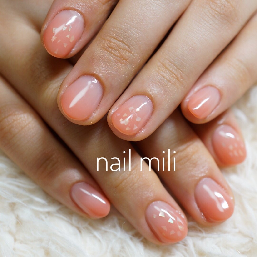 春 夏 オフィス デート ハンド Nail Miliのネイルデザイン No ネイルブック