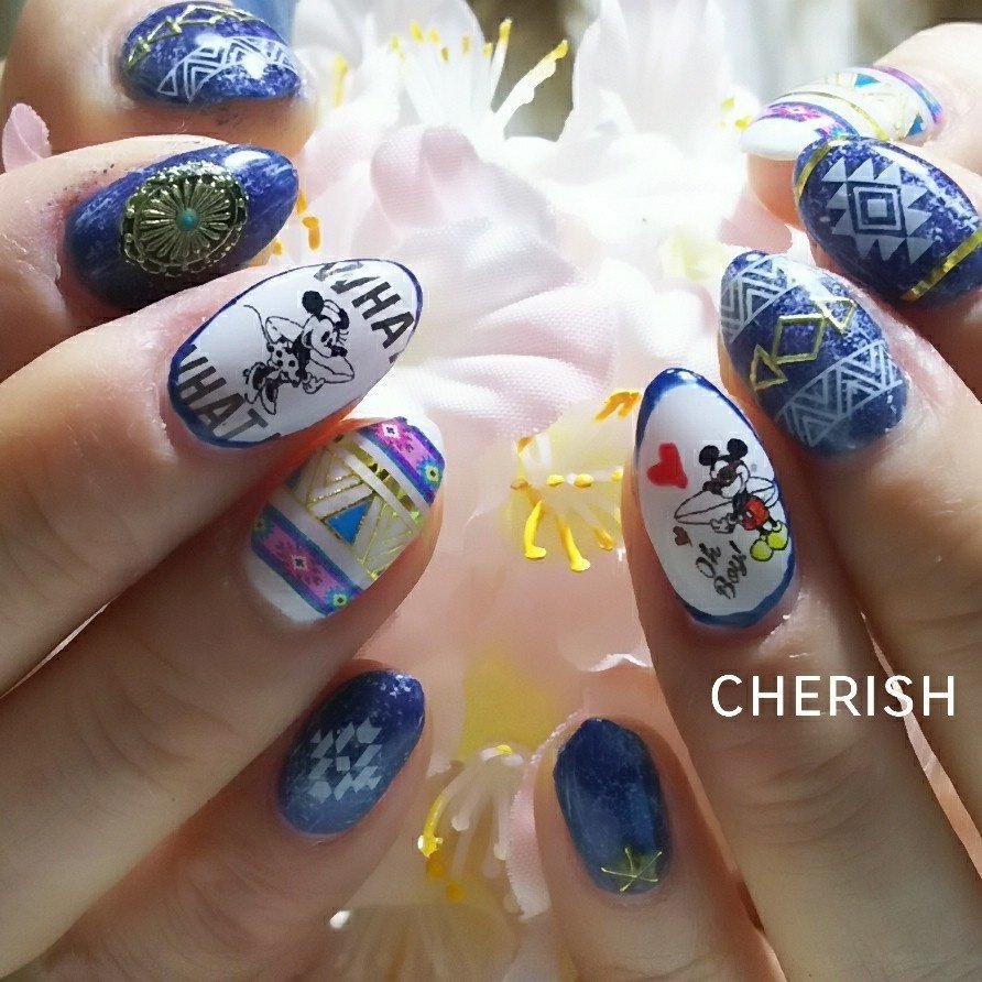 春 夏 オールシーズン ライブ ハンド Cherish Nailのネイルデザイン No ネイルブック